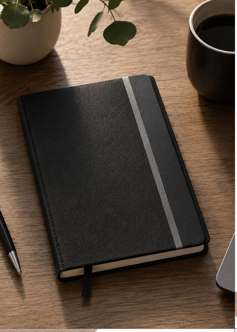 V-771 Sleek Diagonal Pocket Business Diary
